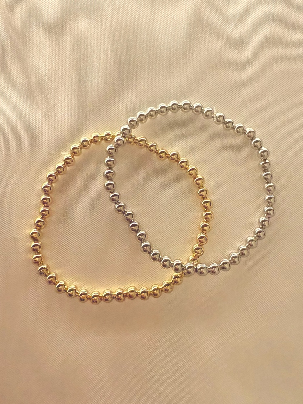 💞 2 𝕡𝕚𝕖𝕔𝕖 𝕘𝕠𝕝𝕕 & 𝕤𝕚𝕝𝕧𝕖𝕣 𝕓𝕣𝕒𝕔𝕖𝕝𝕖𝕥 𝕤𝕖𝕥 💞